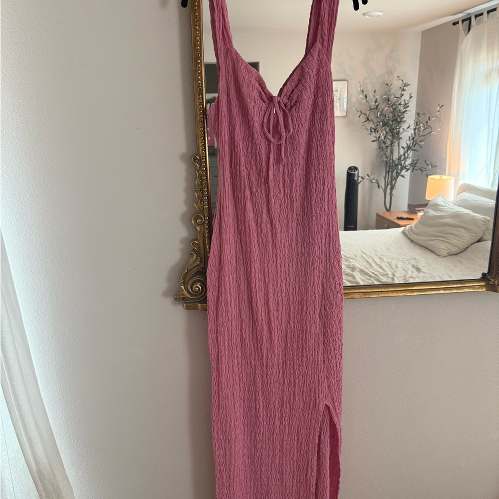 Free People Pink Sleeveless Maxi Dress